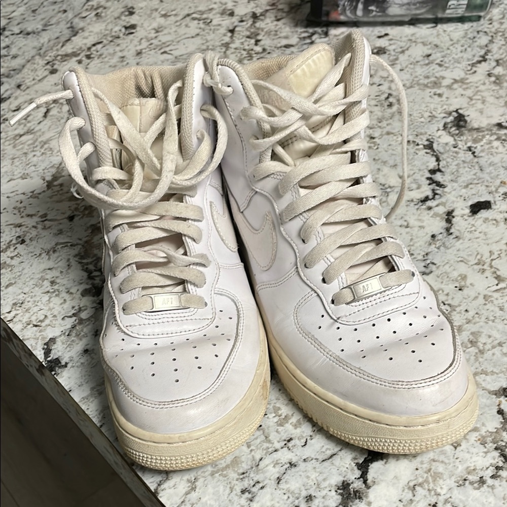 White High-Top Sneakers